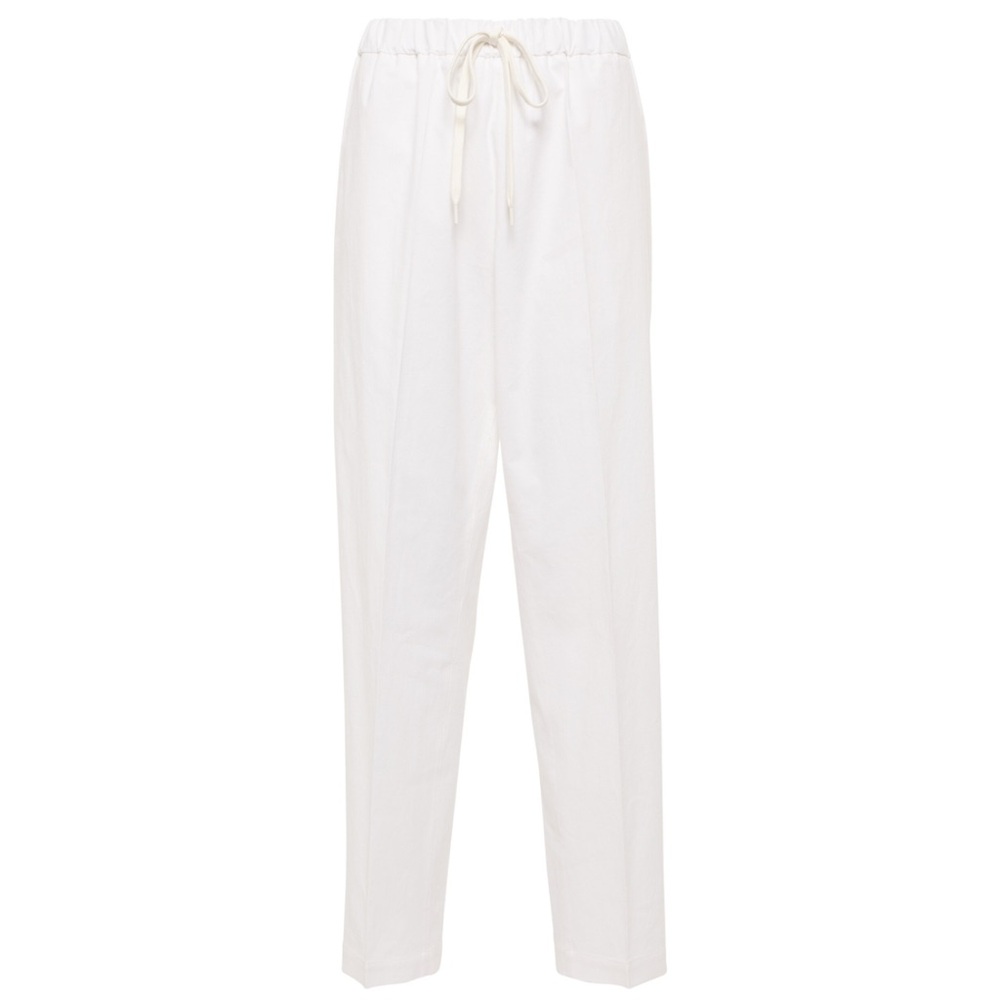 MAISON MARGIELA MM6 LINEN BLEND DRAWSTRINGED PANTS- Made In Italy IT40/ Us Small